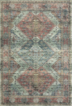 Loloi Skye Collection SKY-06 Apricot/Mist 8'-0" x 8'-0" Round Area Rug - Image 3