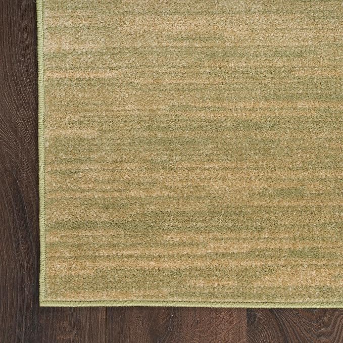 Nourison Home Nourison Essentials Green Gold 2'2" x 7'6" Area Rug - Image 4