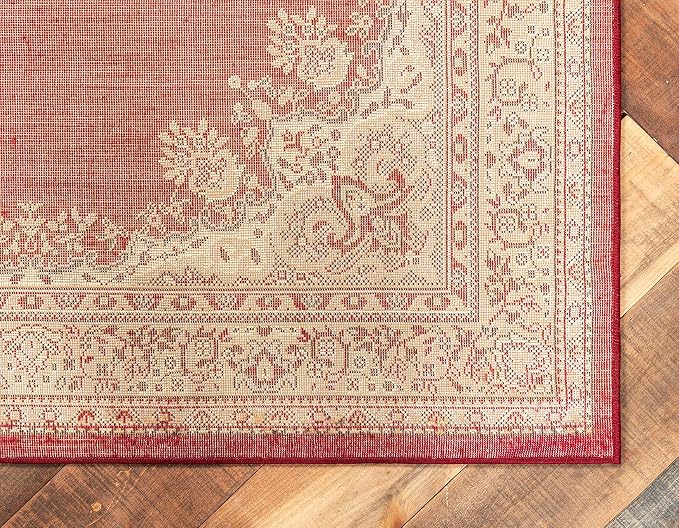 Unique Loom Reza Collection Traditional Persian Style Area Rug, 9 ft 10 in x 13 - Image 10
