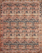 Loloi Layla Collection LAY-14 Mocha/Blush 9'-0" x 12'-0" .13" Thick Area Rug - Image 4