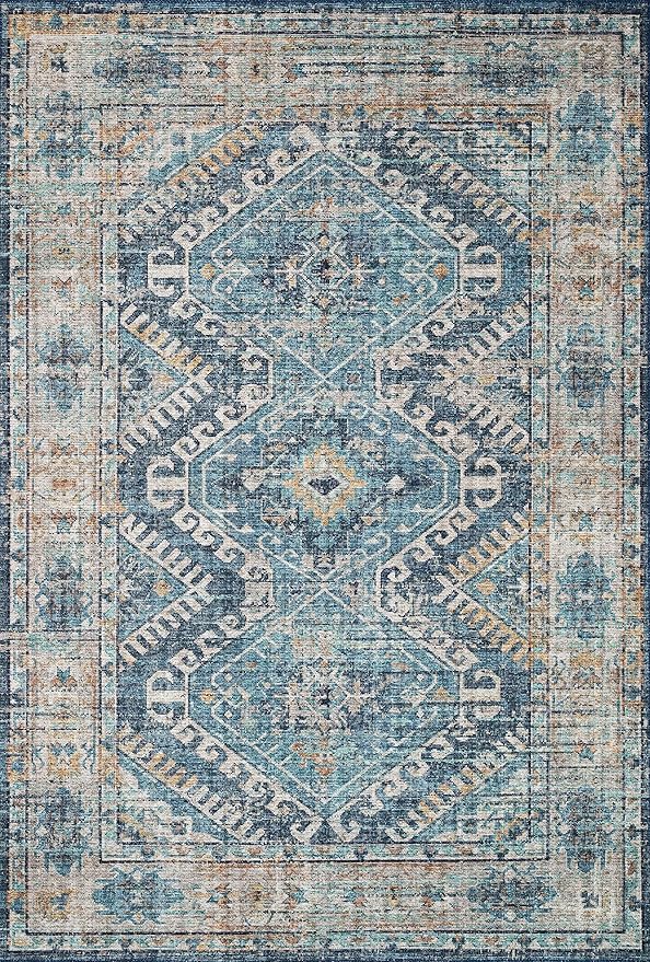 Loloi II Skye Collection SKY-03 Denim/Natural 2'-3" x 3'-9" Accent Rug - Image 3